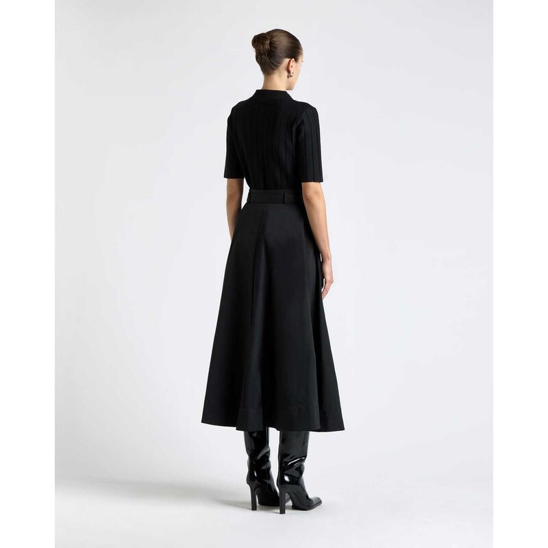 Cue Good Earth Cotton Midi Circle Skirt image number 1